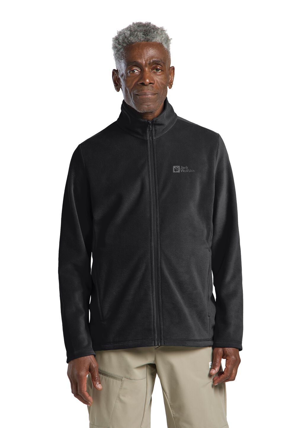 Jack Wolfskin Fleecejacke Herren Taunus FZ Men L black black von Jack Wolfskin