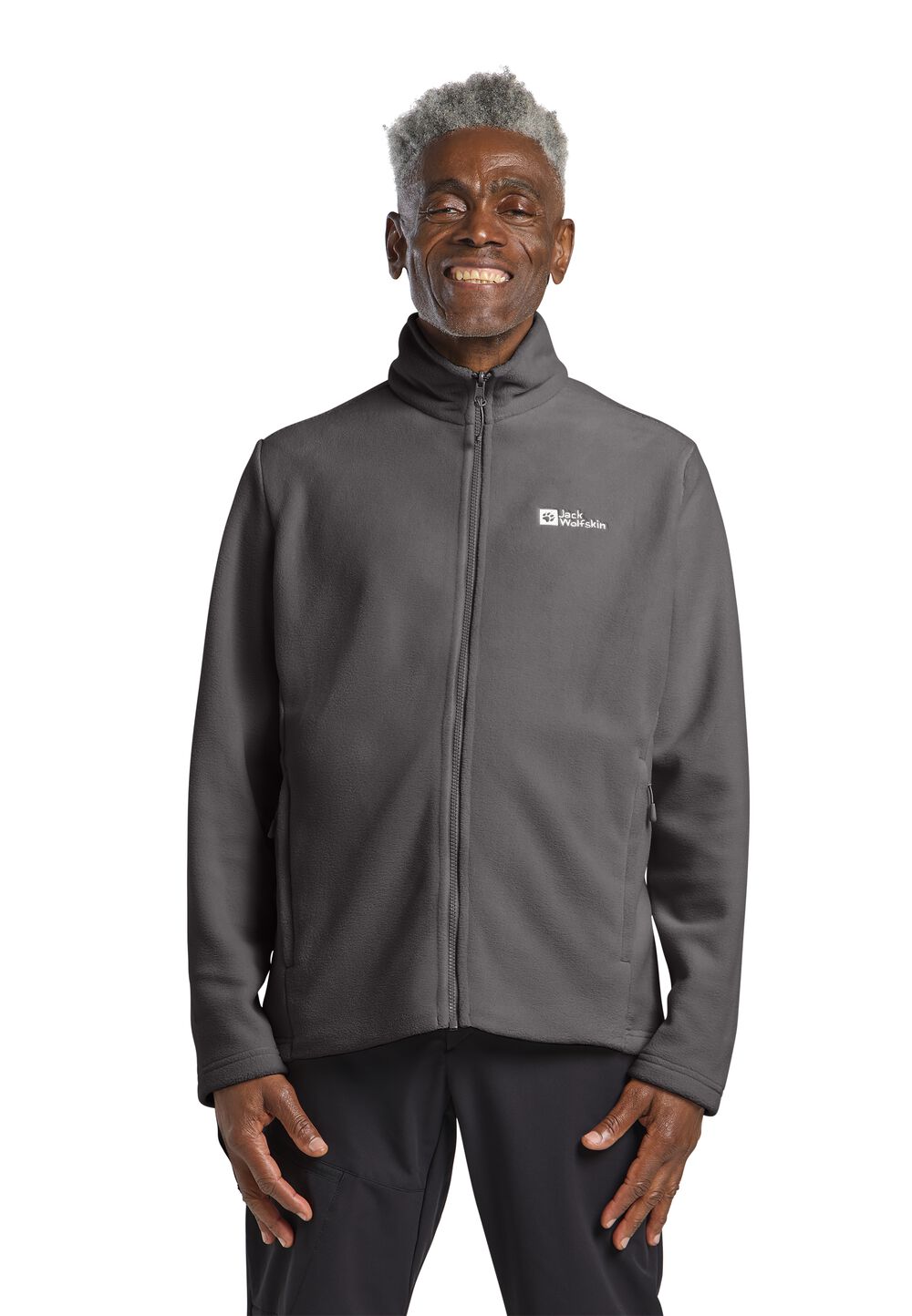 Jack Wolfskin Fleecejacke Herren Winterstein FZ Men L slate slate von Jack Wolfskin