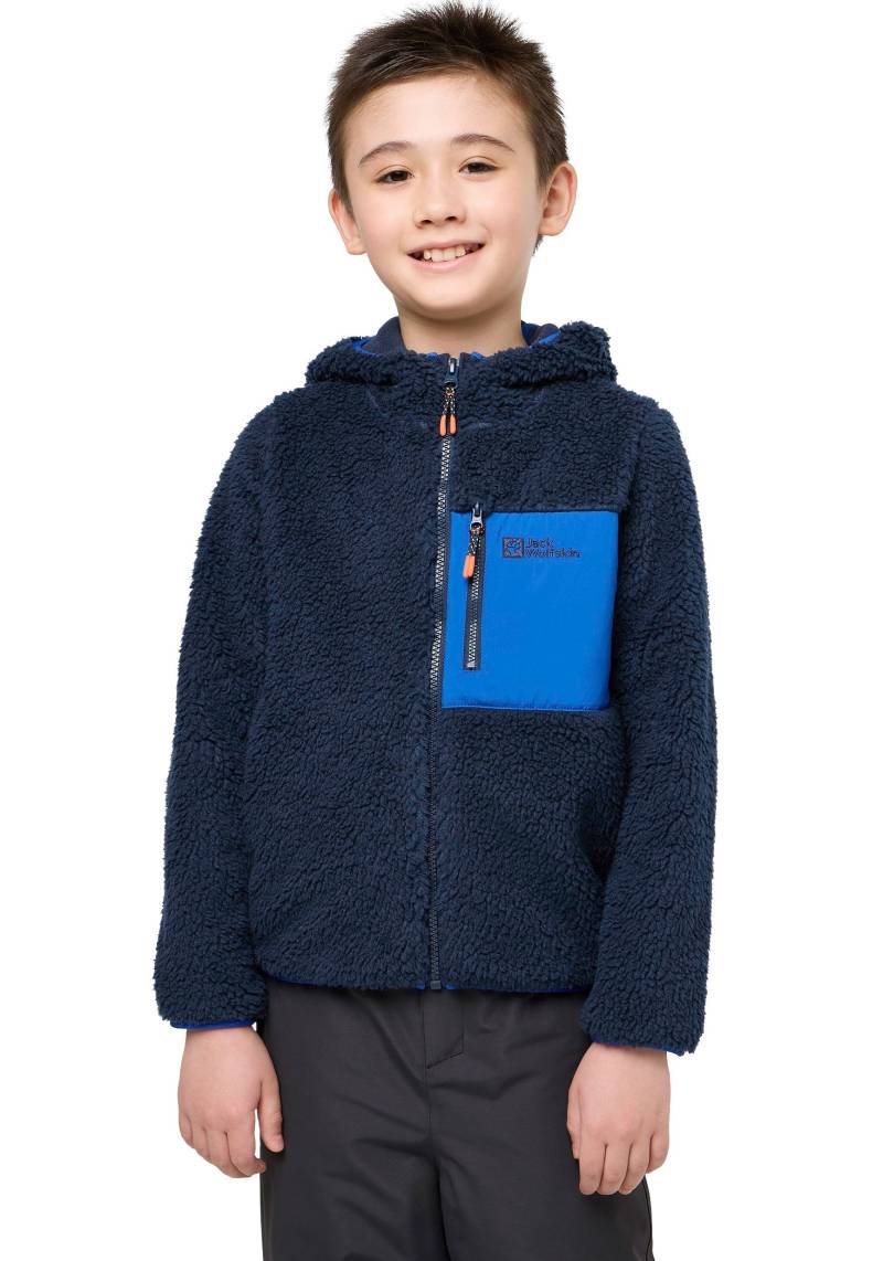 Jack Wolfskin Fleecejacke »ICE CURL HOOD JACKET K«, mit Kapuze, Winterjacke von Jack Wolfskin
