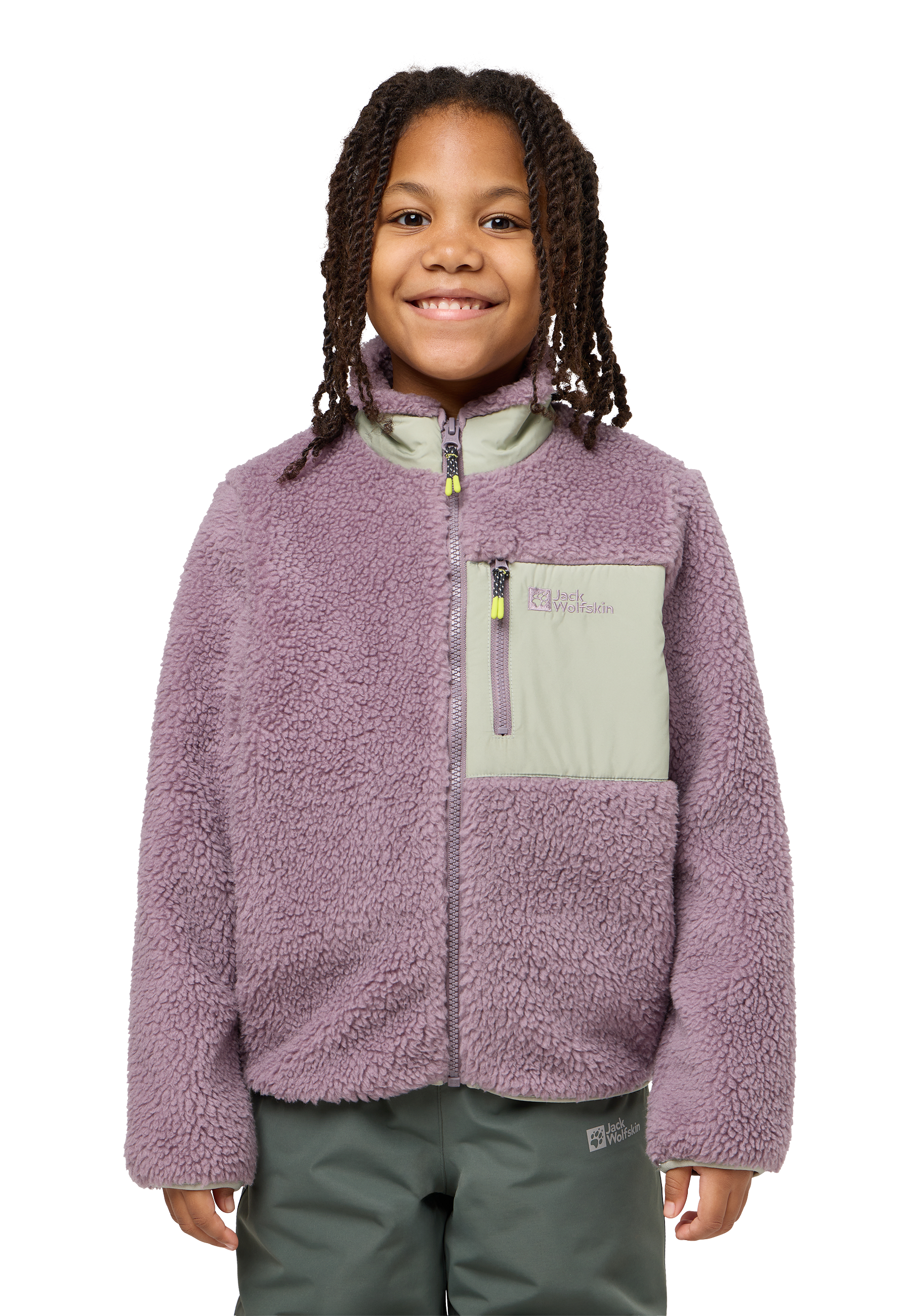 Jack Wolfskin Fleecejacke »ICE CURL JACKET K«, aus 300er-Fleece Jack Wolfskin Fleecejacke »ICE CURL JACKET K«, aus 300er-Fleece von Jack Wolfskin