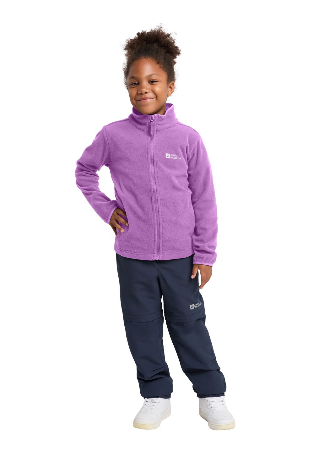 Jack Wolfskin Fleecejacke Kinder Taunus Jacket Kids 116 sea rose sea rose von Jack Wolfskin