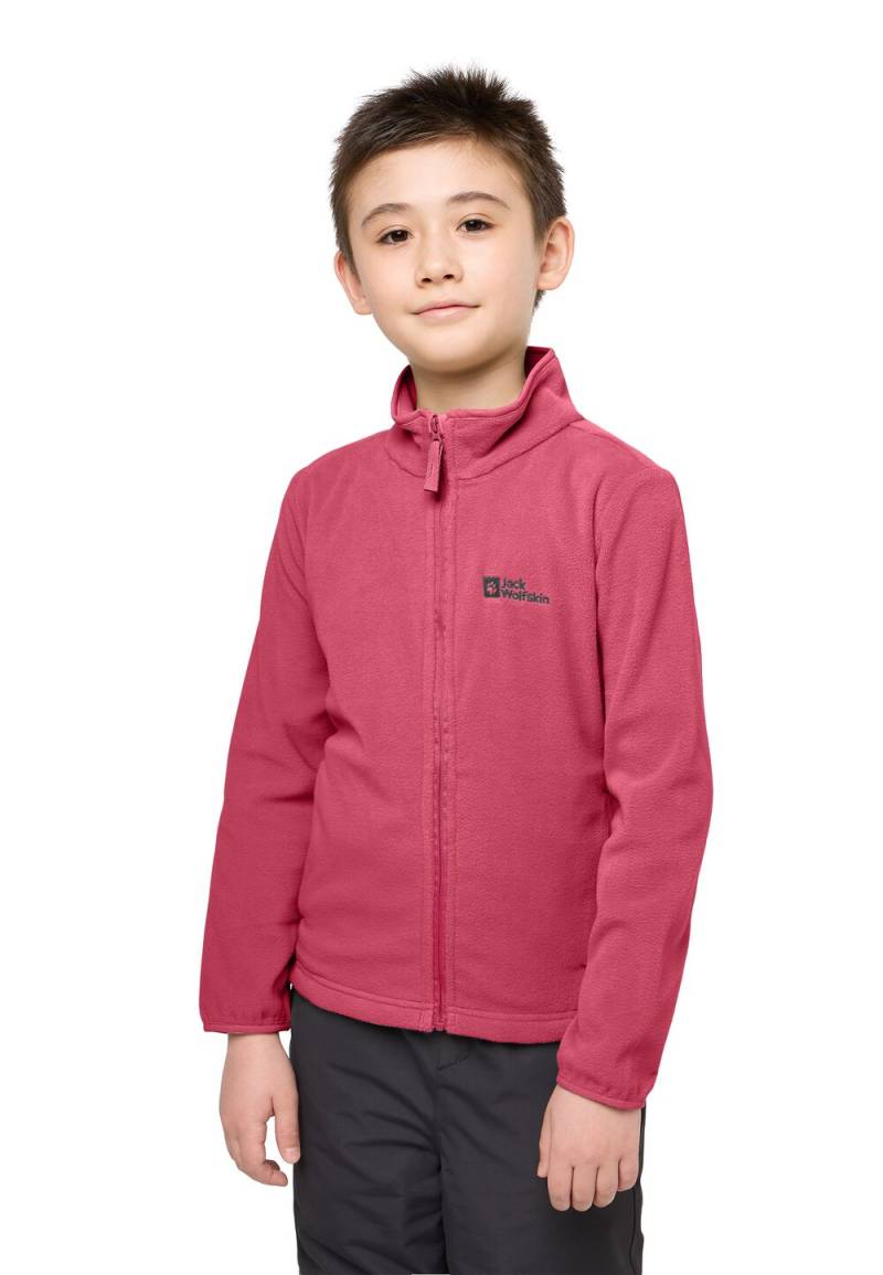 Jack Wolfskin Fleecejacke Kinder Taunus Jacket Kids 164 pink lemonade pink lemonade von Jack Wolfskin