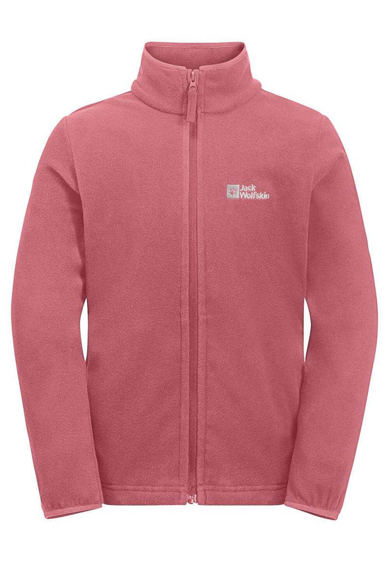 Jack Wolfskin Fleecejacke Kinder Taunus Jacket Kids 176 soft pink soft pink von Jack Wolfskin