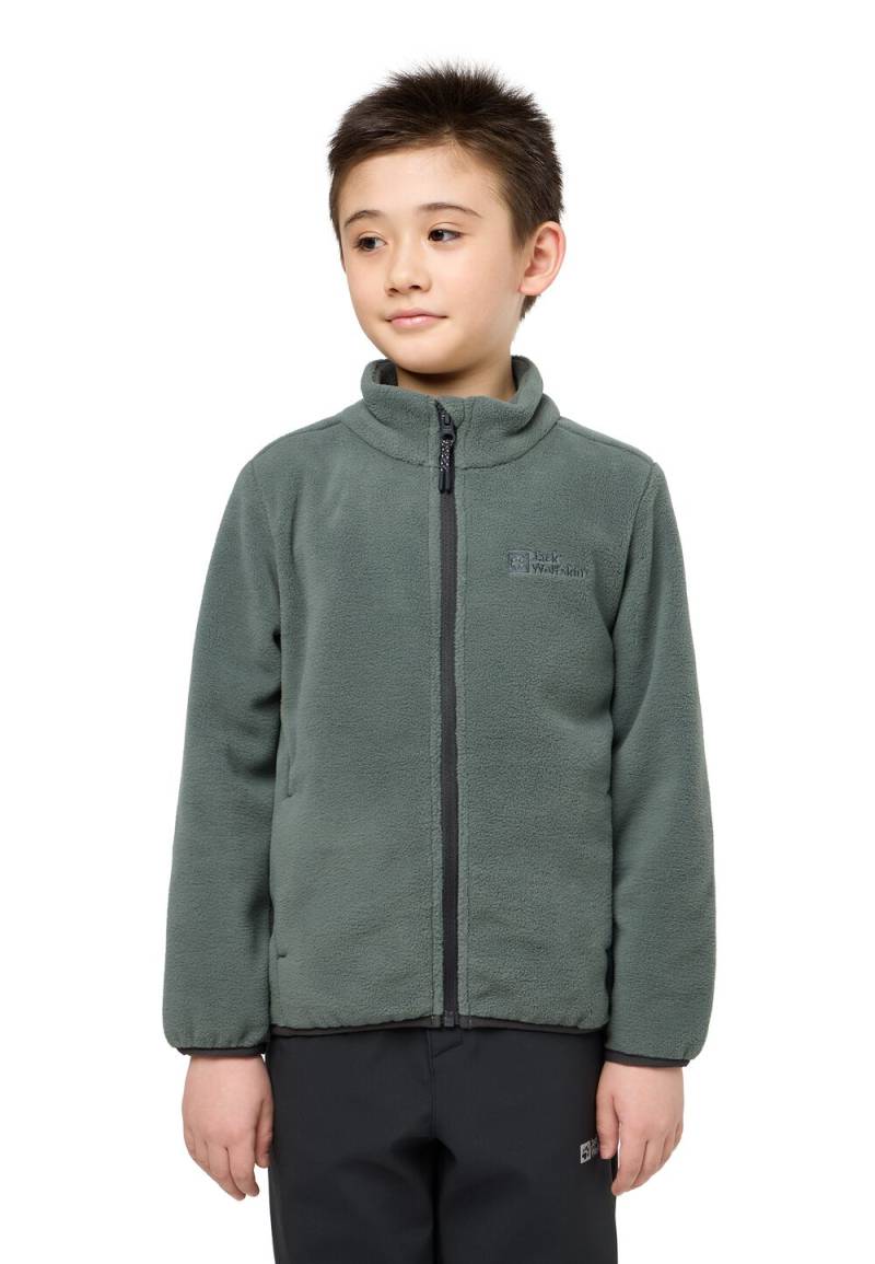 Jack Wolfskin Fleecejacke Kinder Winterstein Jacket Kids 152 slate green/black slate green/black von Jack Wolfskin