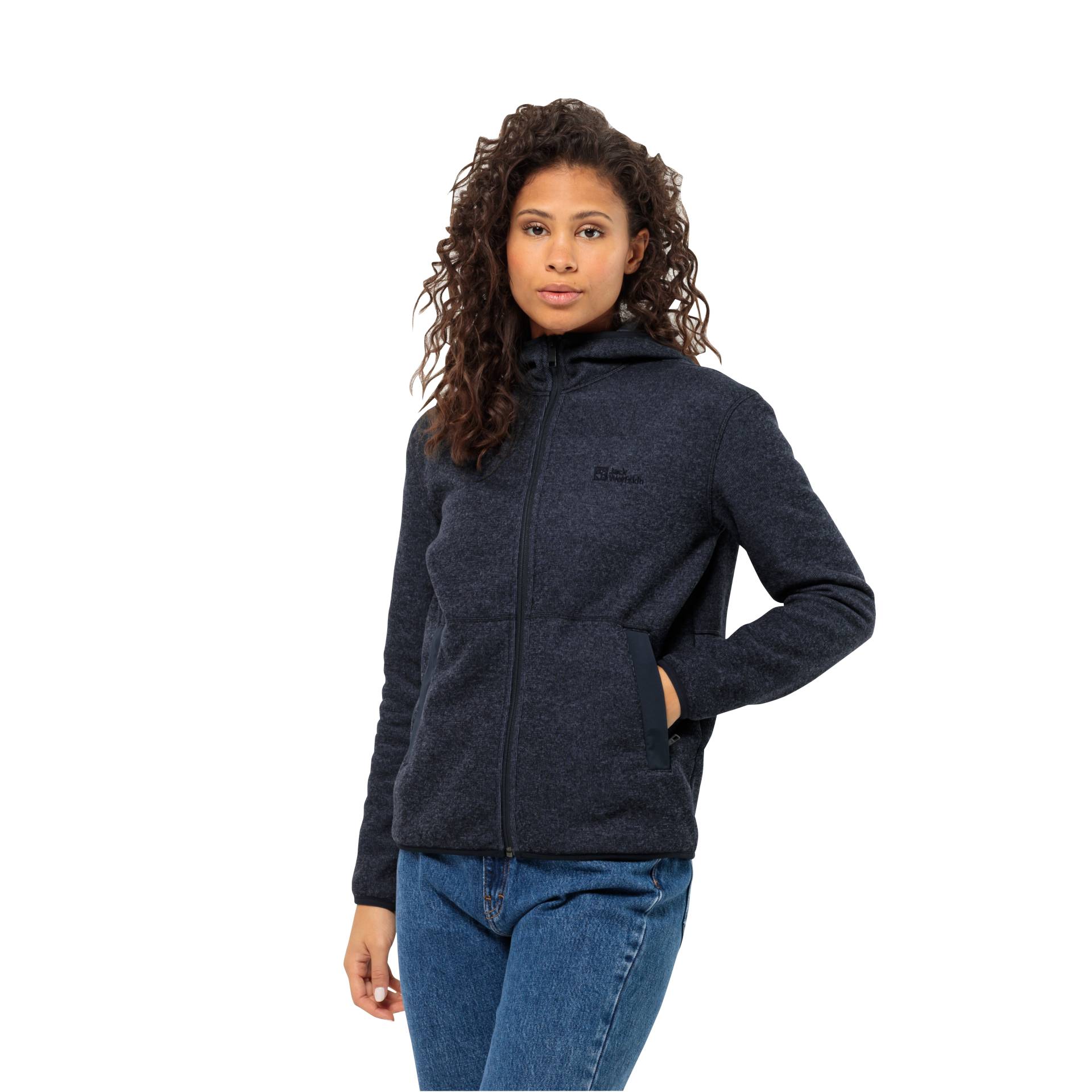 Jack Wolfskin Fleecejacke »TANNENSPUR JKT W«, mit Kapuze von Jack Wolfskin