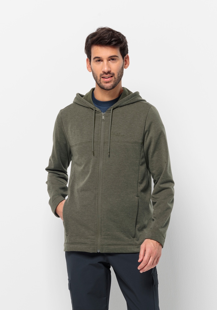 Jack Wolfskin Fleecejacke »WALDSEE HOODED JKT M«, mit Kapuze von Jack Wolfskin