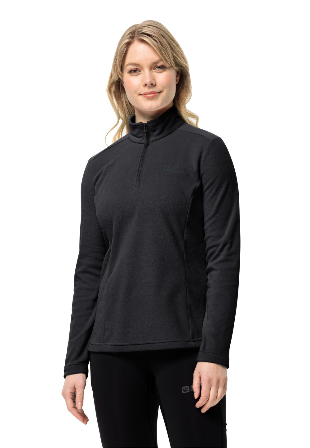 Jack Wolfskin Fleecepullover Damen Taunus HZ Women L schwarz black von Jack Wolfskin