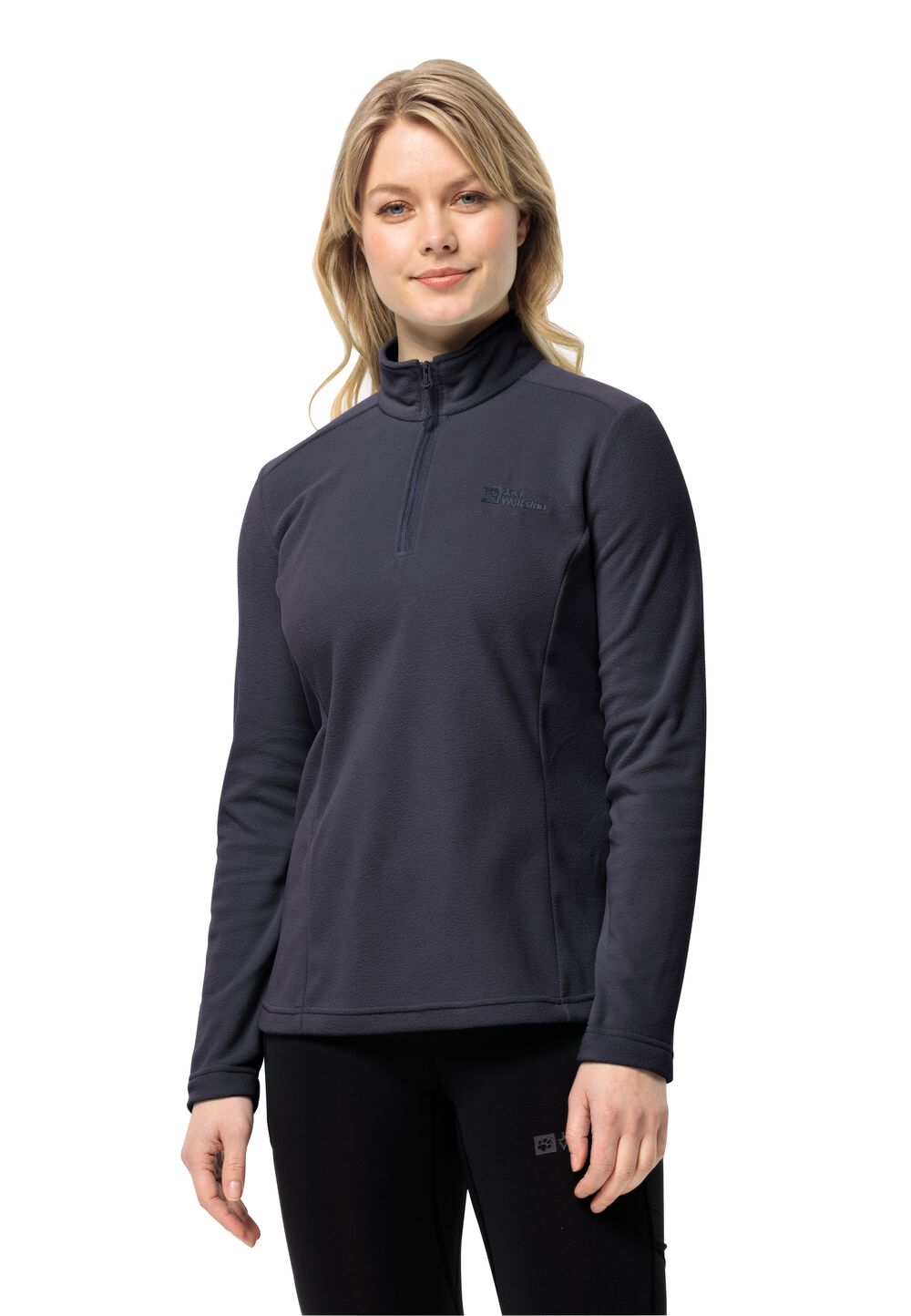 Jack Wolfskin Fleecepullover Damen Taunus HZ Women XXL graphite graphite von Jack Wolfskin