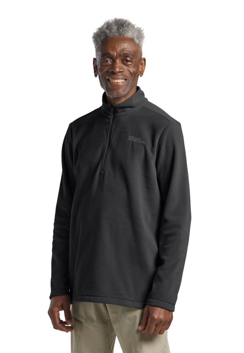 Jack Wolfskin Fleecepullover Herren Taunus HZ Men M black black von Jack Wolfskin