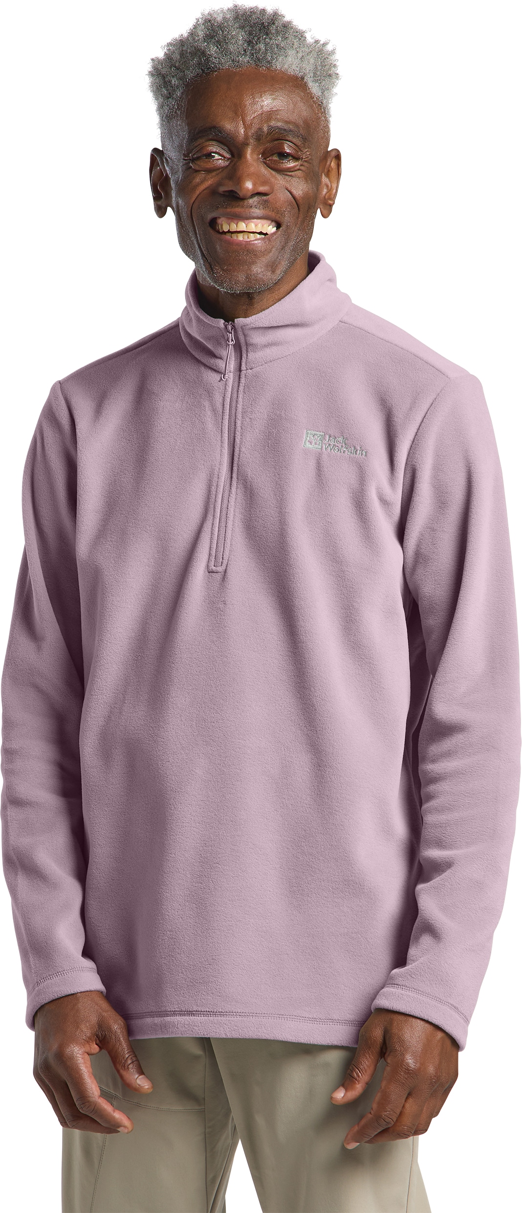 Jack Wolfskin Fleecepullover »TAUNUS HZ M«, aus recyceltem Polyester, atmungsaktiv von Jack Wolfskin