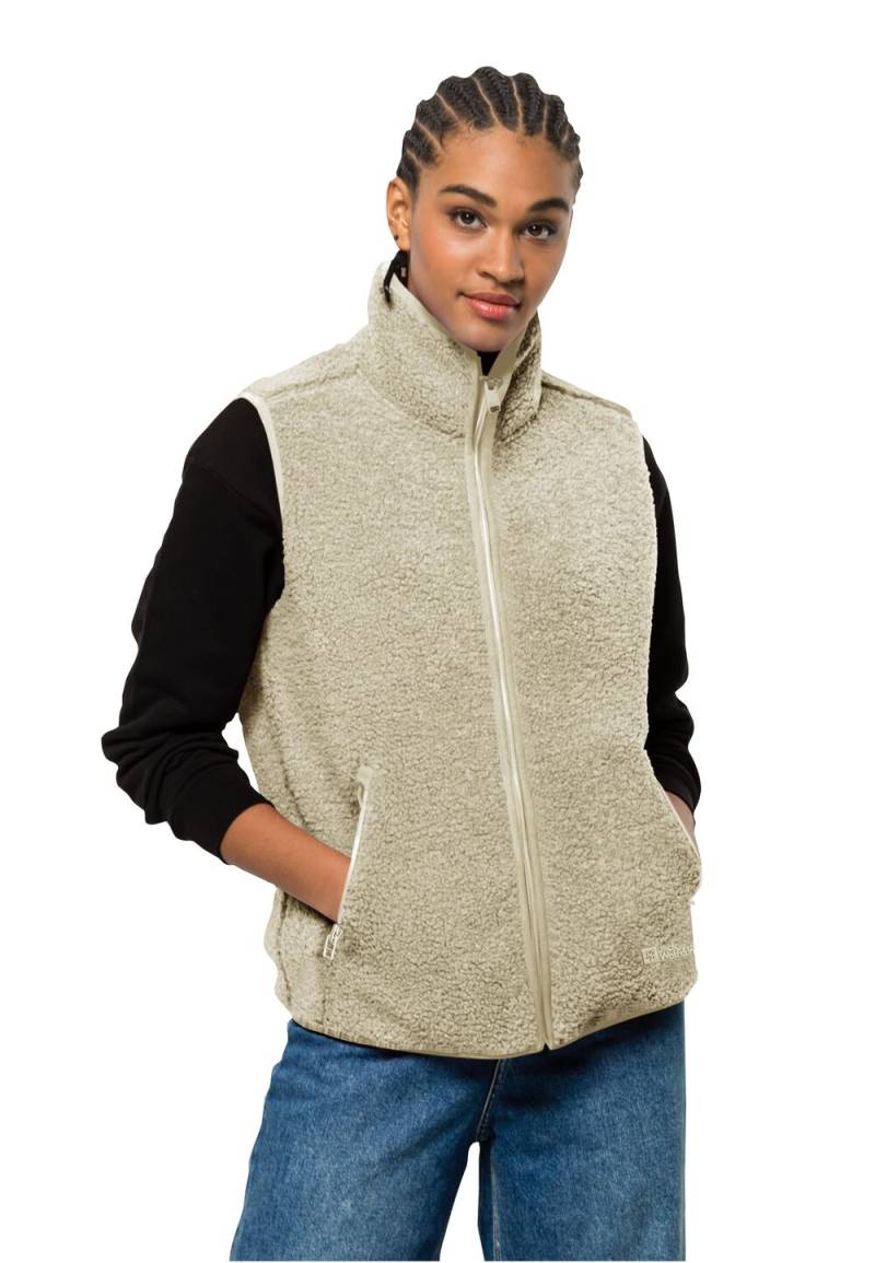 Jack Wolfskin Fleeceweste Damen High Curl Vest Women S panna cotta panna cotta von Jack Wolfskin