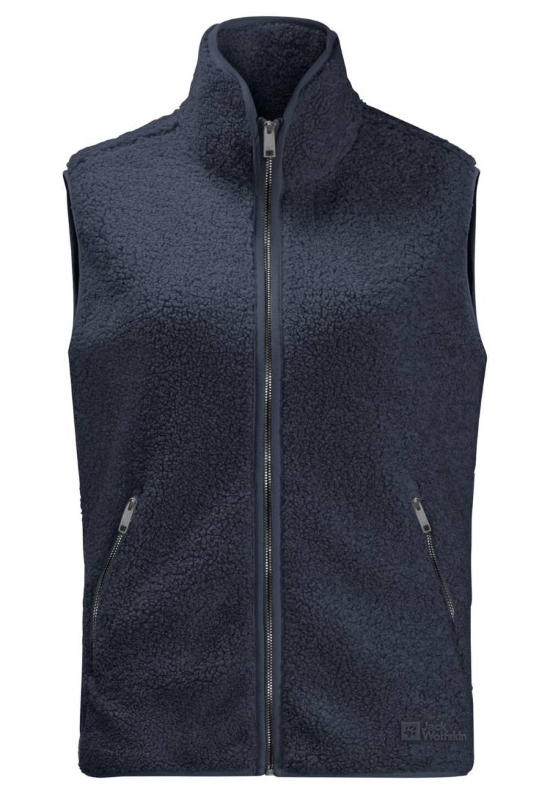 Jack Wolfskin Fleeceweste Damen High Curl Vest Women XL blau night blue von Jack Wolfskin