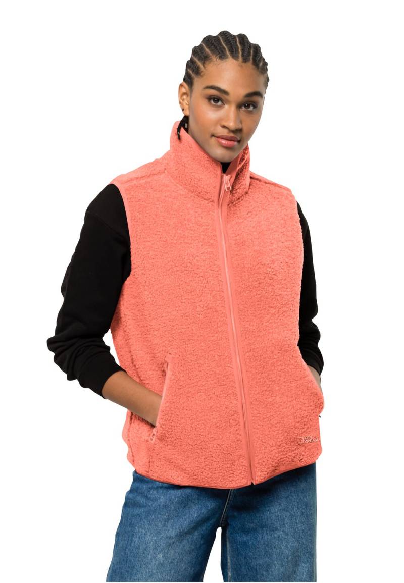 Jack Wolfskin Fleeceweste Damen High Curl Vest Women XS warm amber warm amber von Jack Wolfskin
