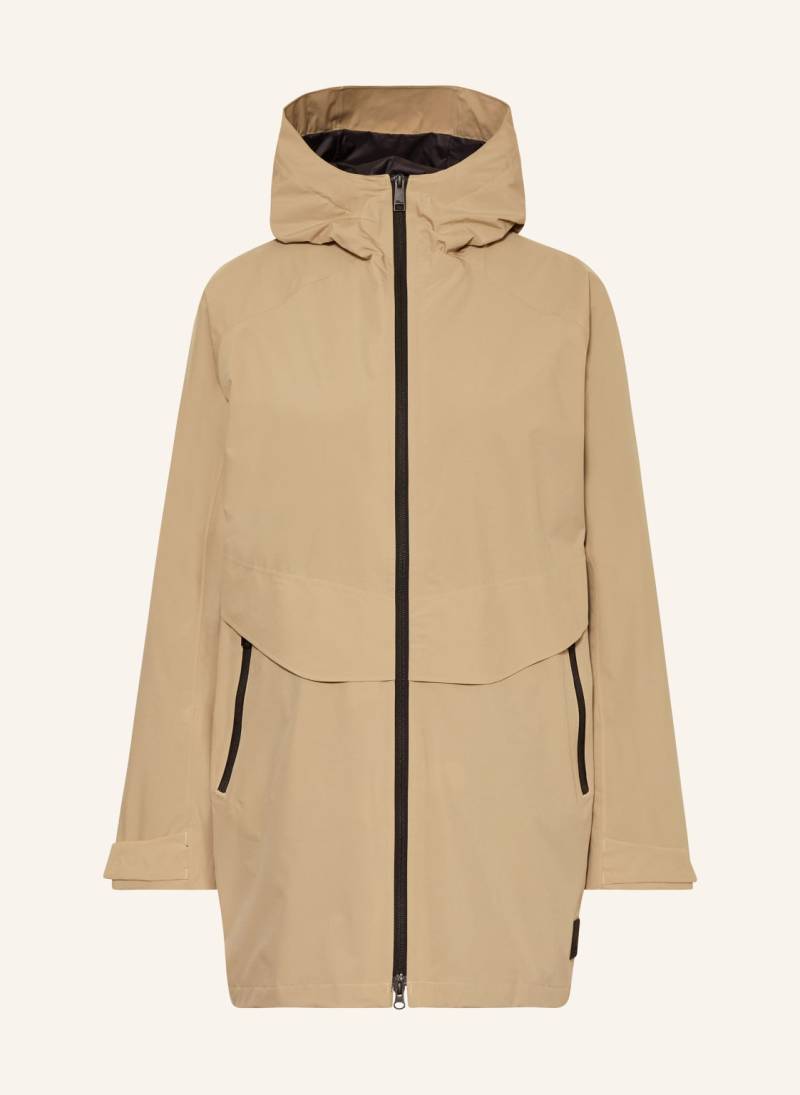 Jack Wolfskin Funktionsjacke Mainkai Long beige von Jack Wolfskin