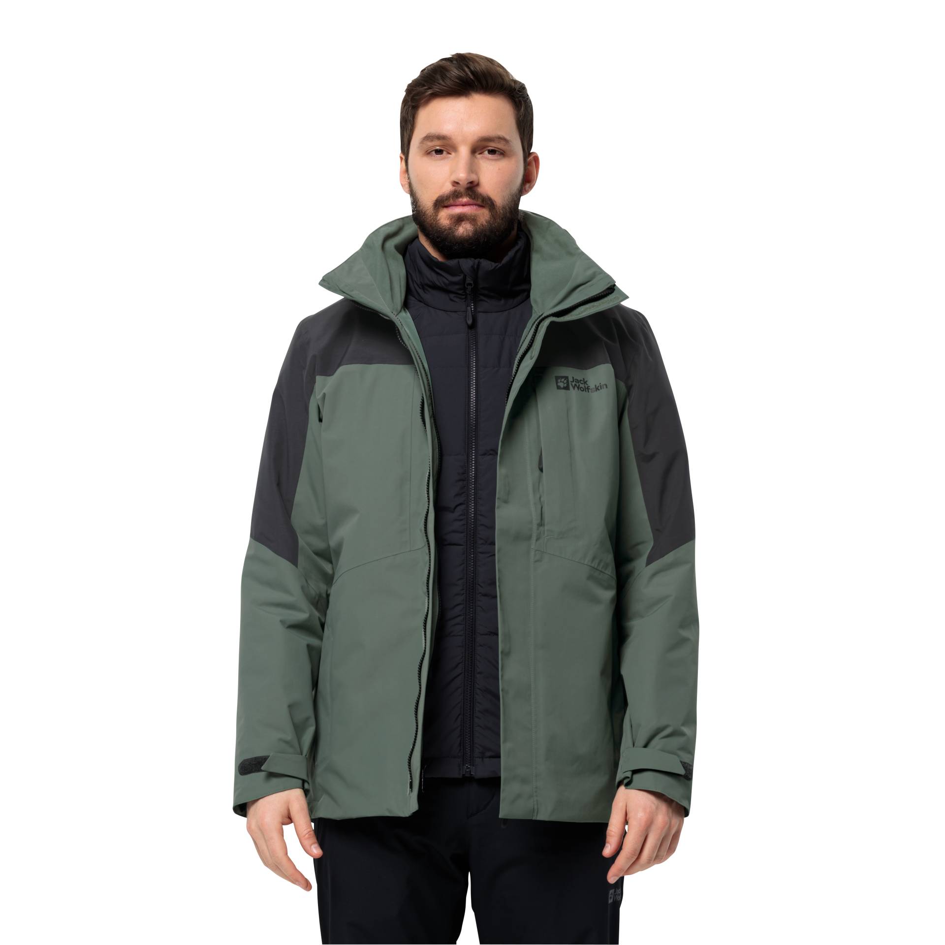 Jack Wolfskin Funktionsjacke »ROMBERG 3IN1 JKT M«, mit Kapuze von Jack Wolfskin