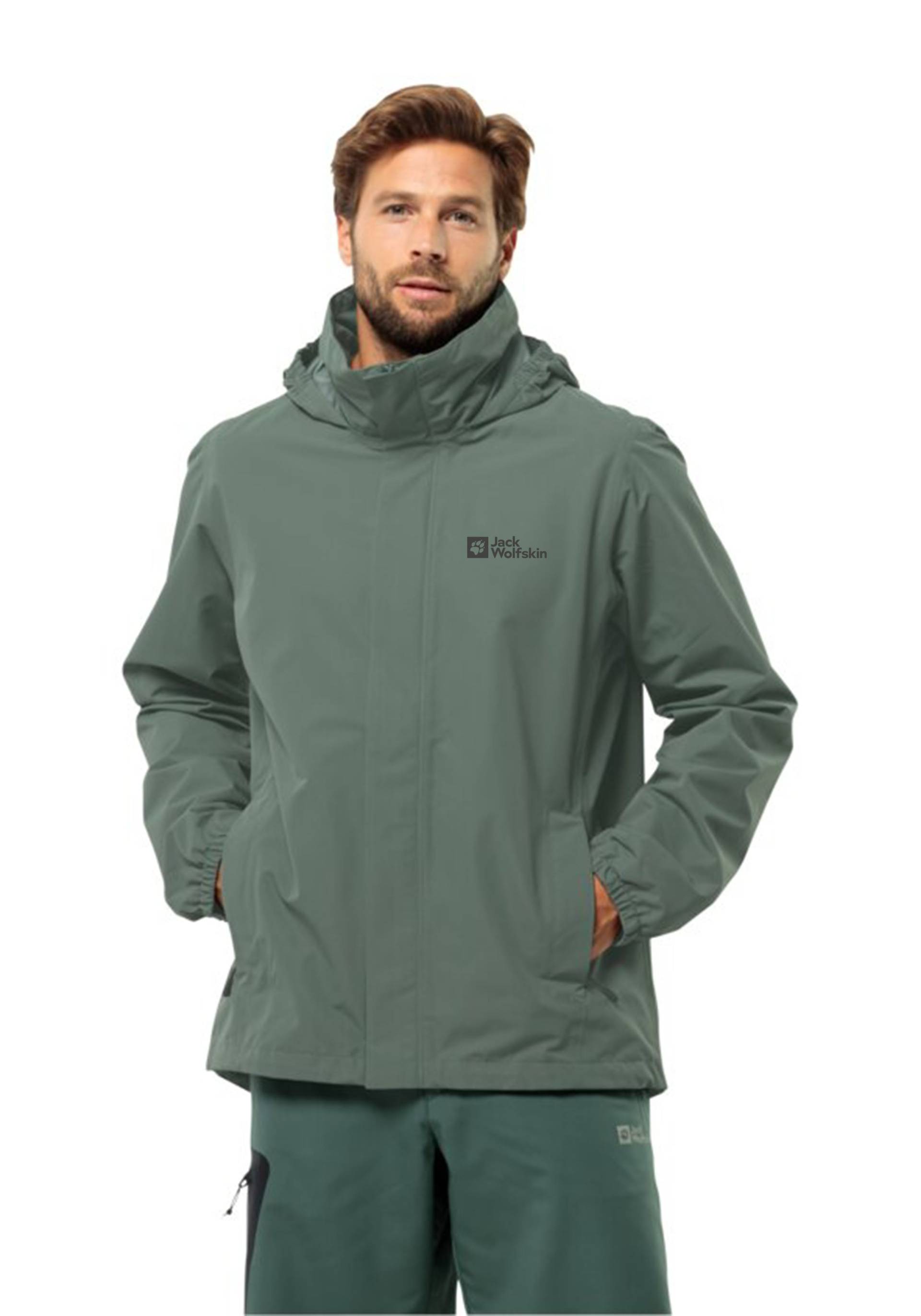 Jack Wolfskin Funktionsjacke »STORMY POINT 2L JKT M«, mit Kapuze, Wasserabweisend & Winddicht & Atmungsaktiv Jack Wolfskin Funktionsjacke »STORMY POINT 2L JKT M«, mit Kapuze, Wasserabweisend & Winddicht & Atmungsaktiv von Jack Wolfskin