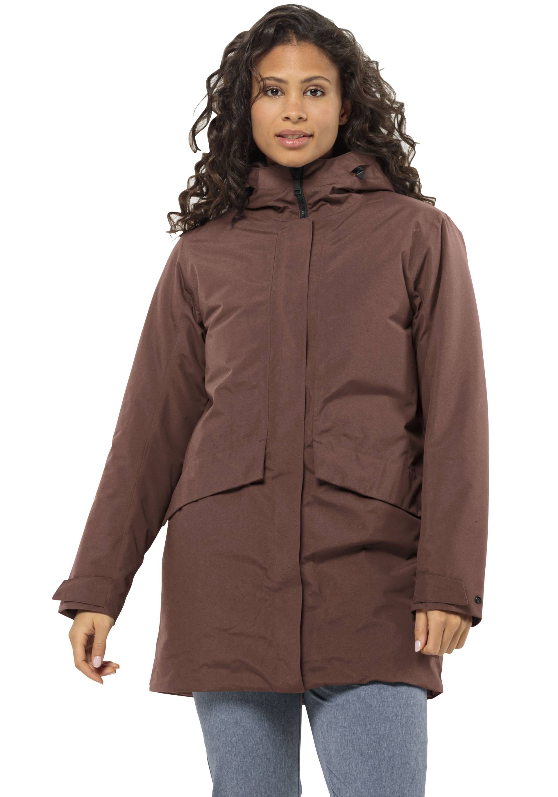 Jack Wolfskin Funktionsjacke »TEMPELHOF COAT W«, mit Kapuze von Jack Wolfskin