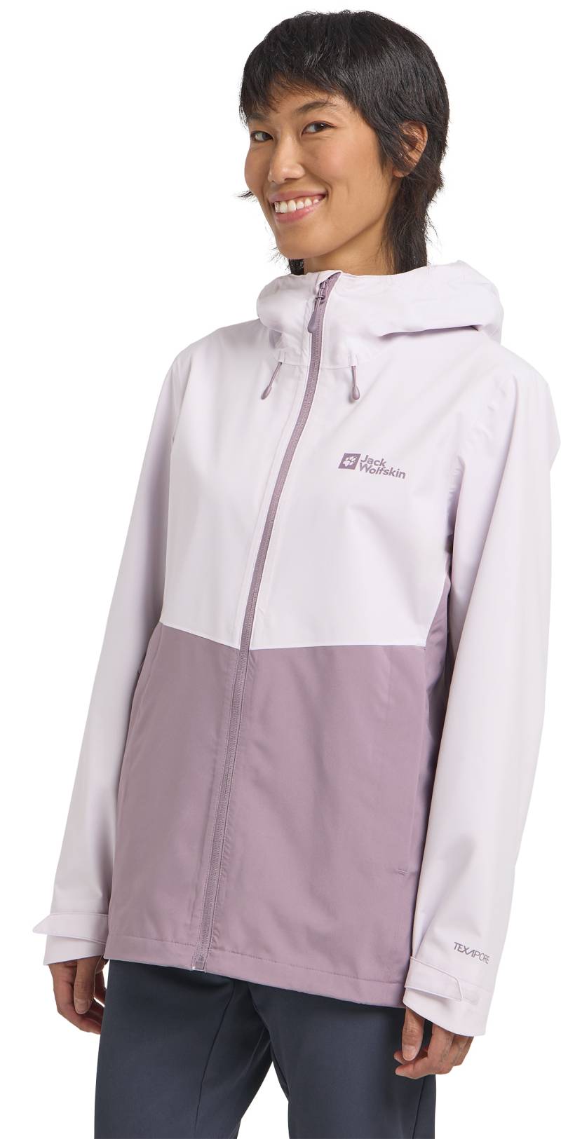 Jack Wolfskin Funktionsjacke »WEILTAL 2L JKT W«, mit Kapuze, Kapuze: fest mit der Jacke verbunden von Jack Wolfskin