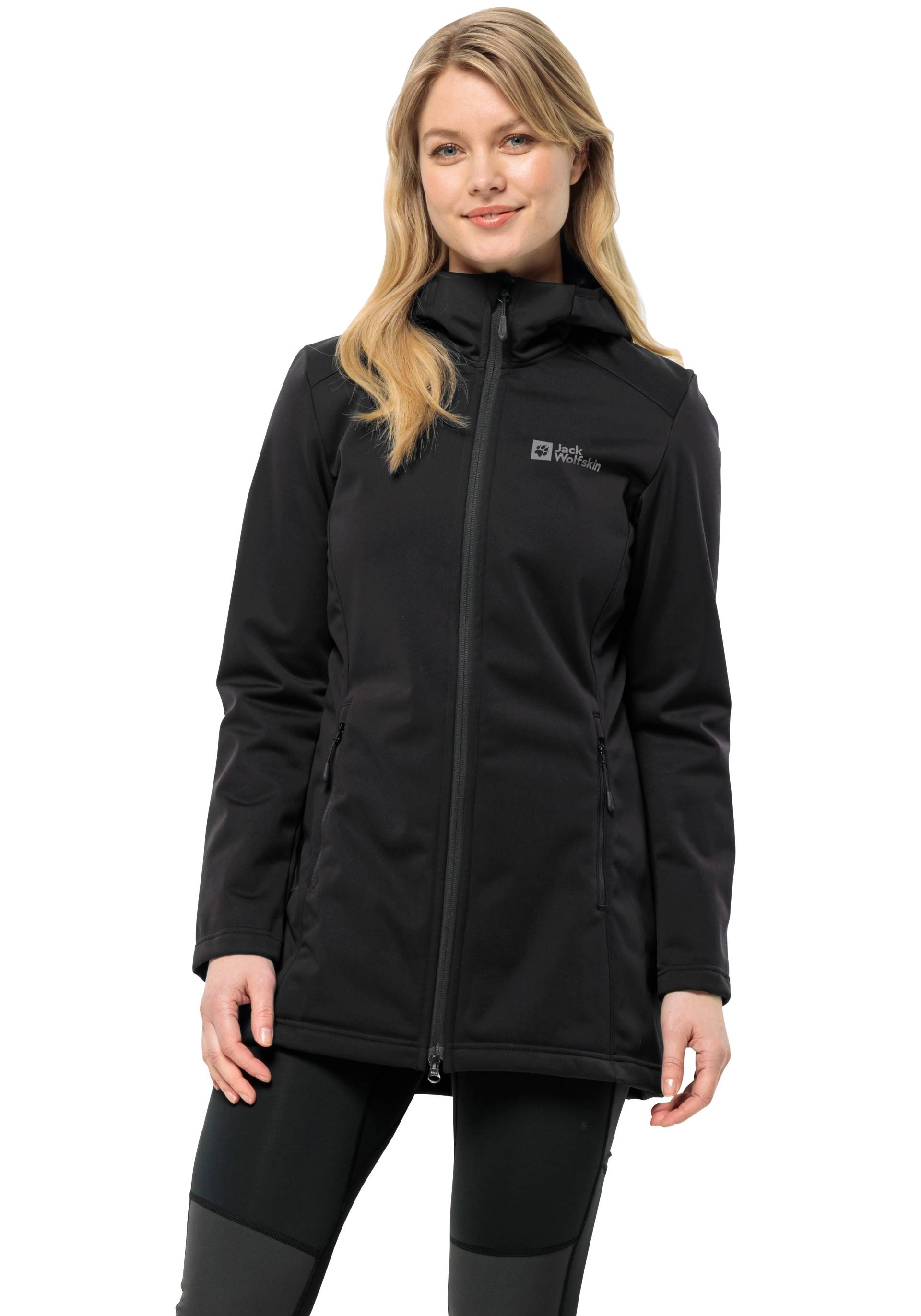 Jack Wolfskin Funktionsjacke »WINDHAIN COAT W«, mit Kapuze von Jack Wolfskin