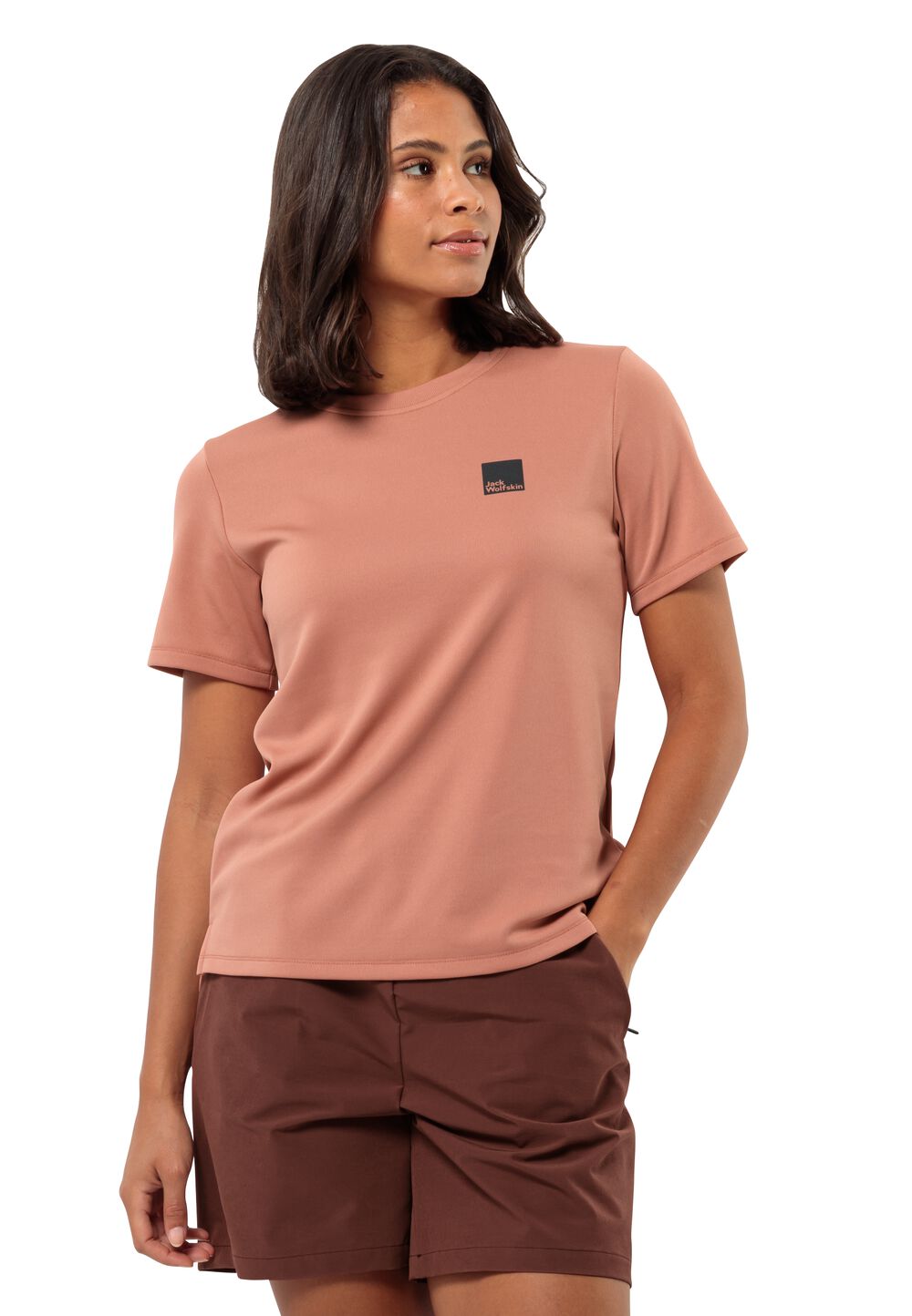 Jack Wolfskin Funktionsshirt Damen Bike Commute T-Shirt Women M braun astro dust von Jack Wolfskin