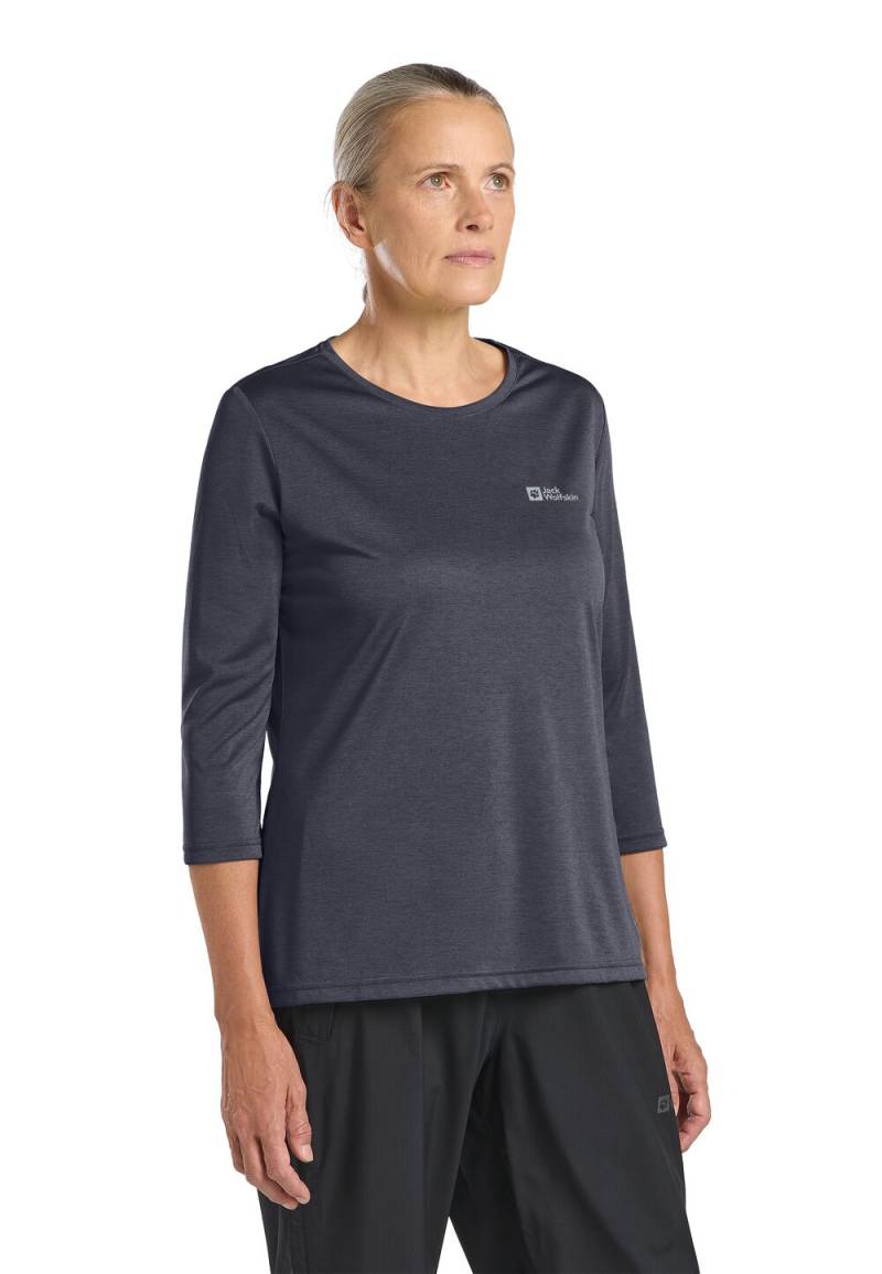 Jack Wolfskin Funktionsshirt Damen Crosstrail 3|4 T-Shirt Women L graphite Graphite von Jack Wolfskin