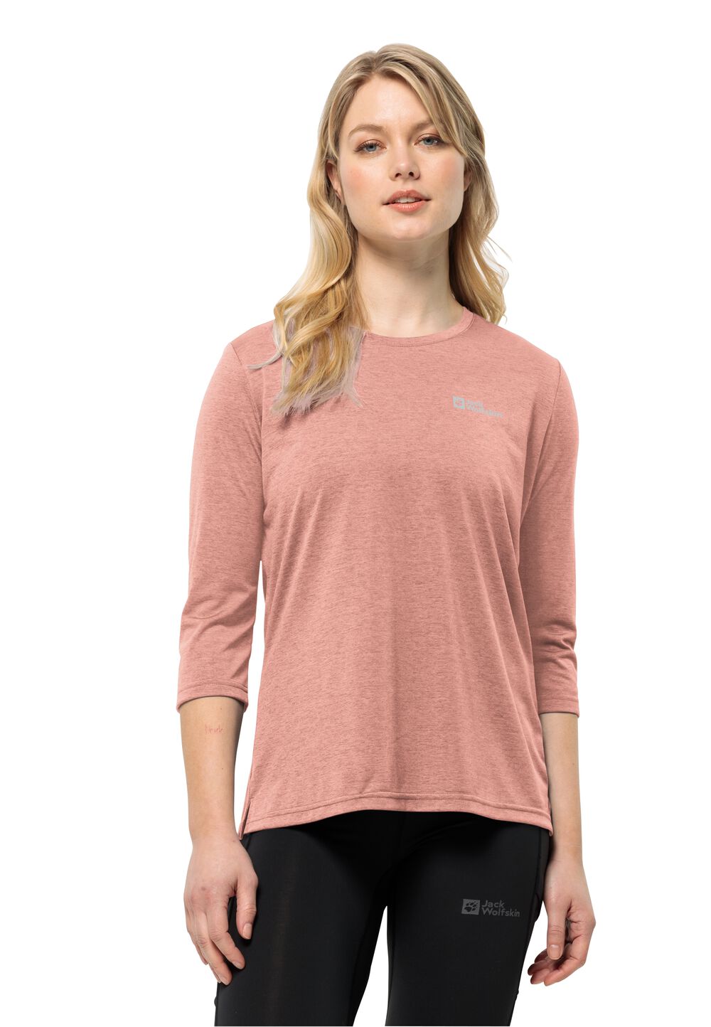 Jack Wolfskin Funktionsshirt Damen Crosstrail 3/4 T-Shirt Women M braun rose dawn von Jack Wolfskin