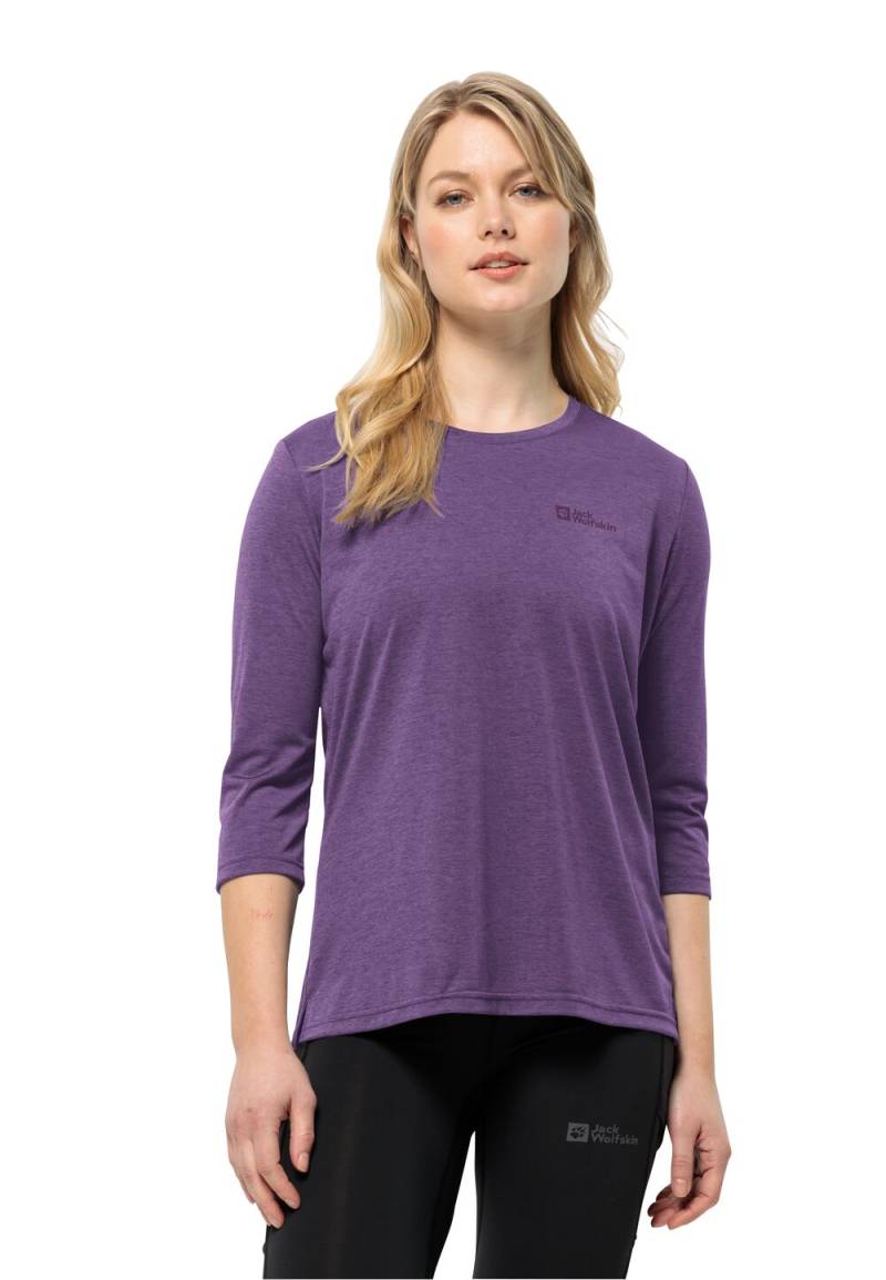 Jack Wolfskin Funktionsshirt Damen Crosstrail 3/4 T-Shirt Women XS ultraviolet ultraviolet von Jack Wolfskin