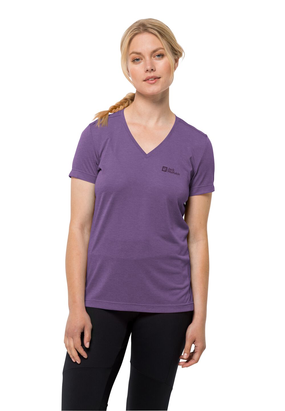 Jack Wolfskin Funktionsshirt Damen Crosstrail T-Shirt Women S ultraviolet ultraviolet von Jack Wolfskin