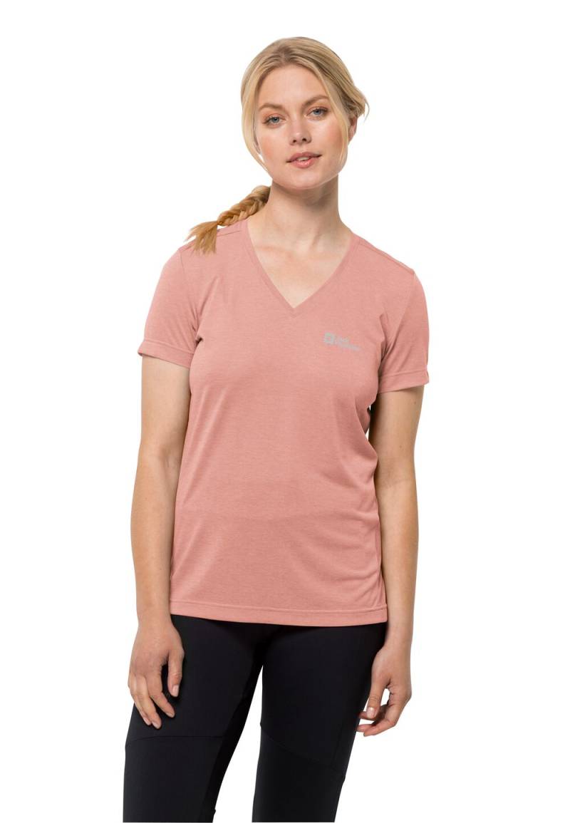 Jack Wolfskin Funktionsshirt Damen Crosstrail T-Shirt Women XS rose dawn Rose Dawn von Jack Wolfskin