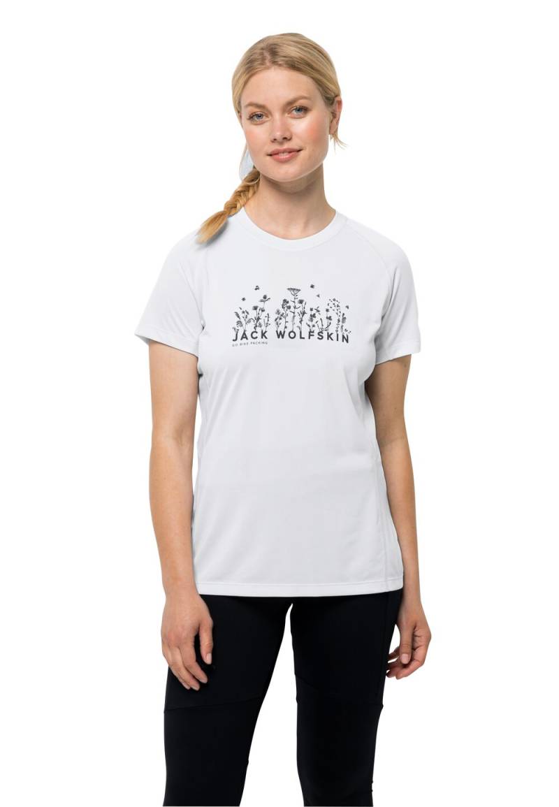Jack Wolfskin Morobbia Vent Support System T-Shirt Women S white cloud White Cloud von Jack Wolfskin