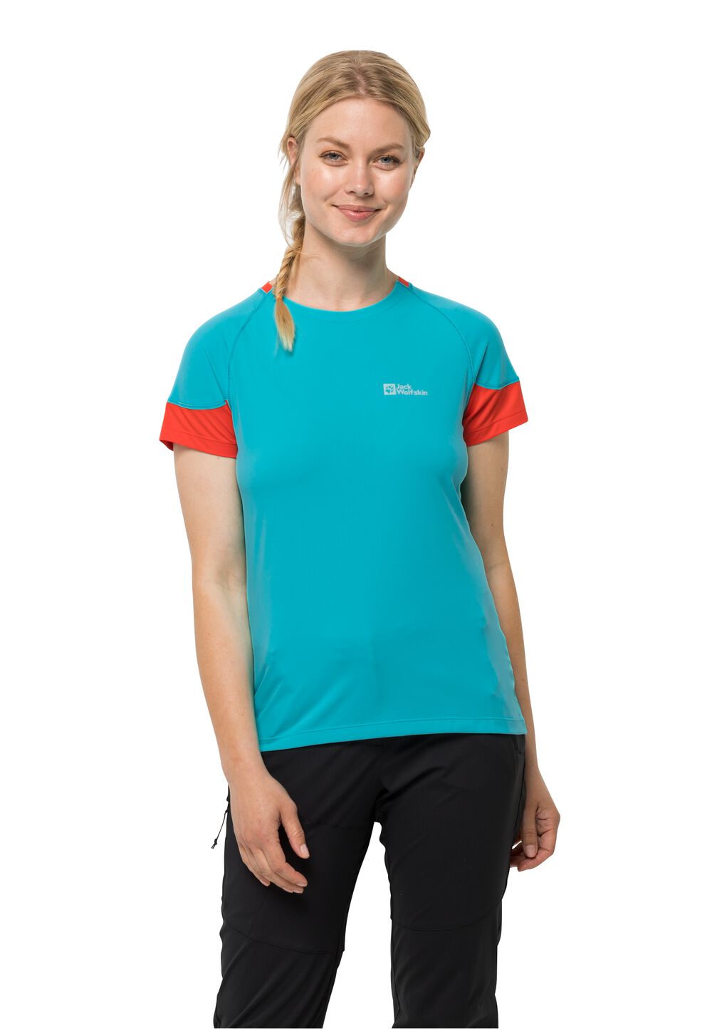 Jack Wolfskin Funktionsshirt Damen Narrows T-Shirt Women S scuba scuba von Jack Wolfskin