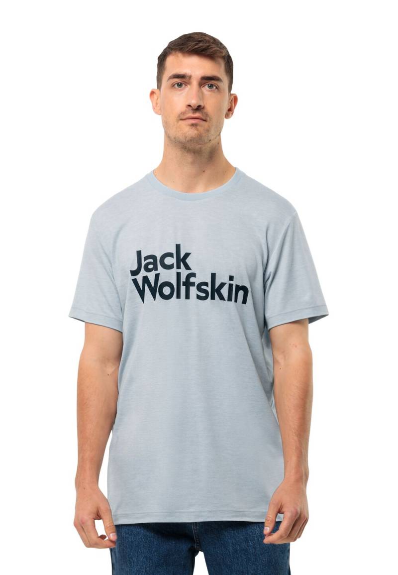 Jack Wolfskin Funktionsshirt Herren Brand T-Shirt Men XXL soft blue Soft Blue von Jack Wolfskin