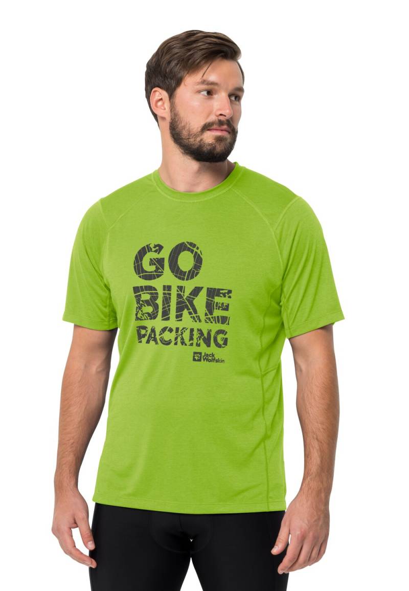Jack Wolfskin Funktionsshirt Herren Morobbia Vent Support System T-Shirt Men S fresh green fresh green von Jack Wolfskin