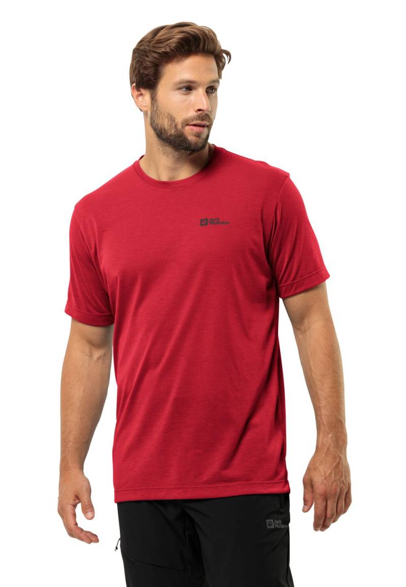 Jack Wolfskin Funktionsshirt Herren Vonnan S/S T-Shirt Men L rot red glow von Jack Wolfskin
