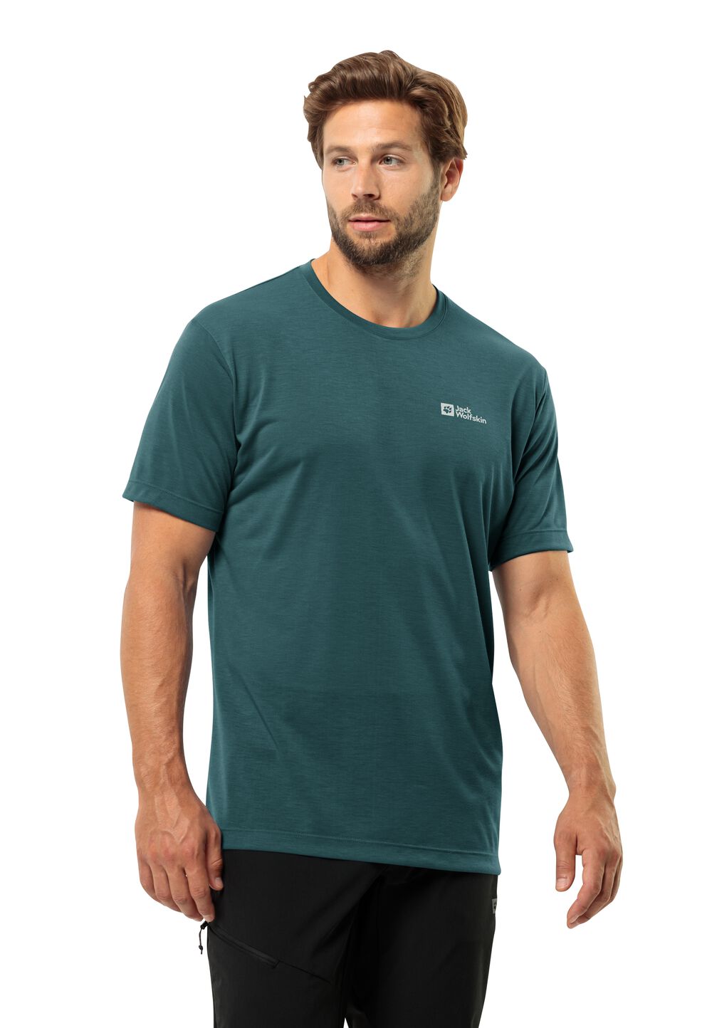 Jack Wolfskin Funktionsshirt Herren Vonnan S/S T-Shirt Men S emerald emerald von Jack Wolfskin