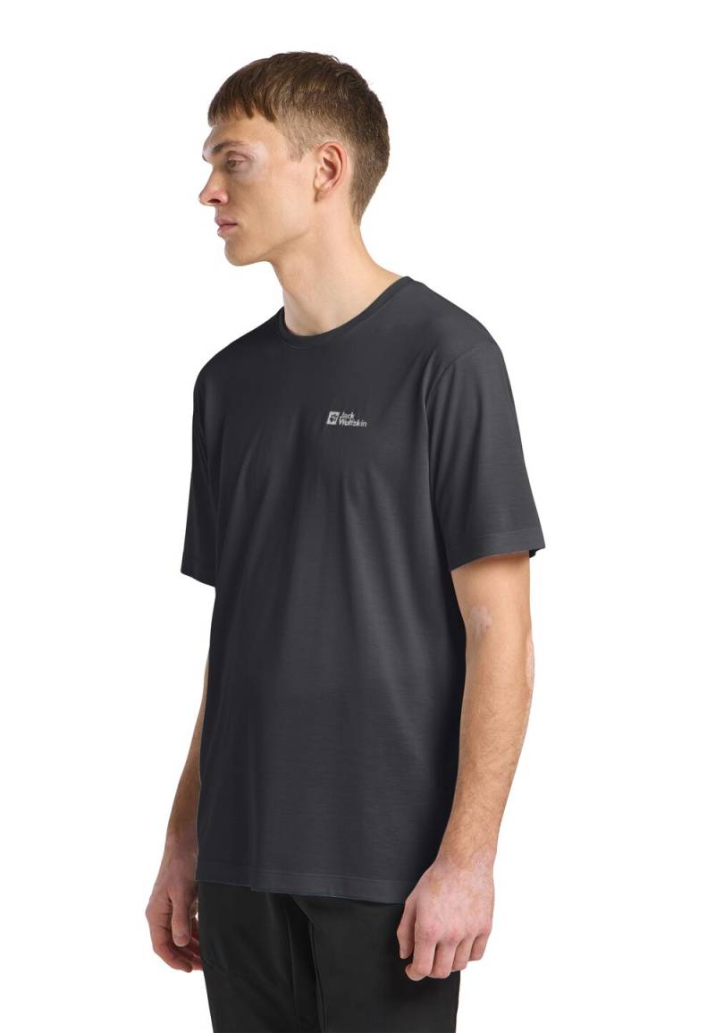 Jack Wolfskin Funktionsshirt Herren Vonnan S|S T-Shirt Men XL phantom Phantom von Jack Wolfskin