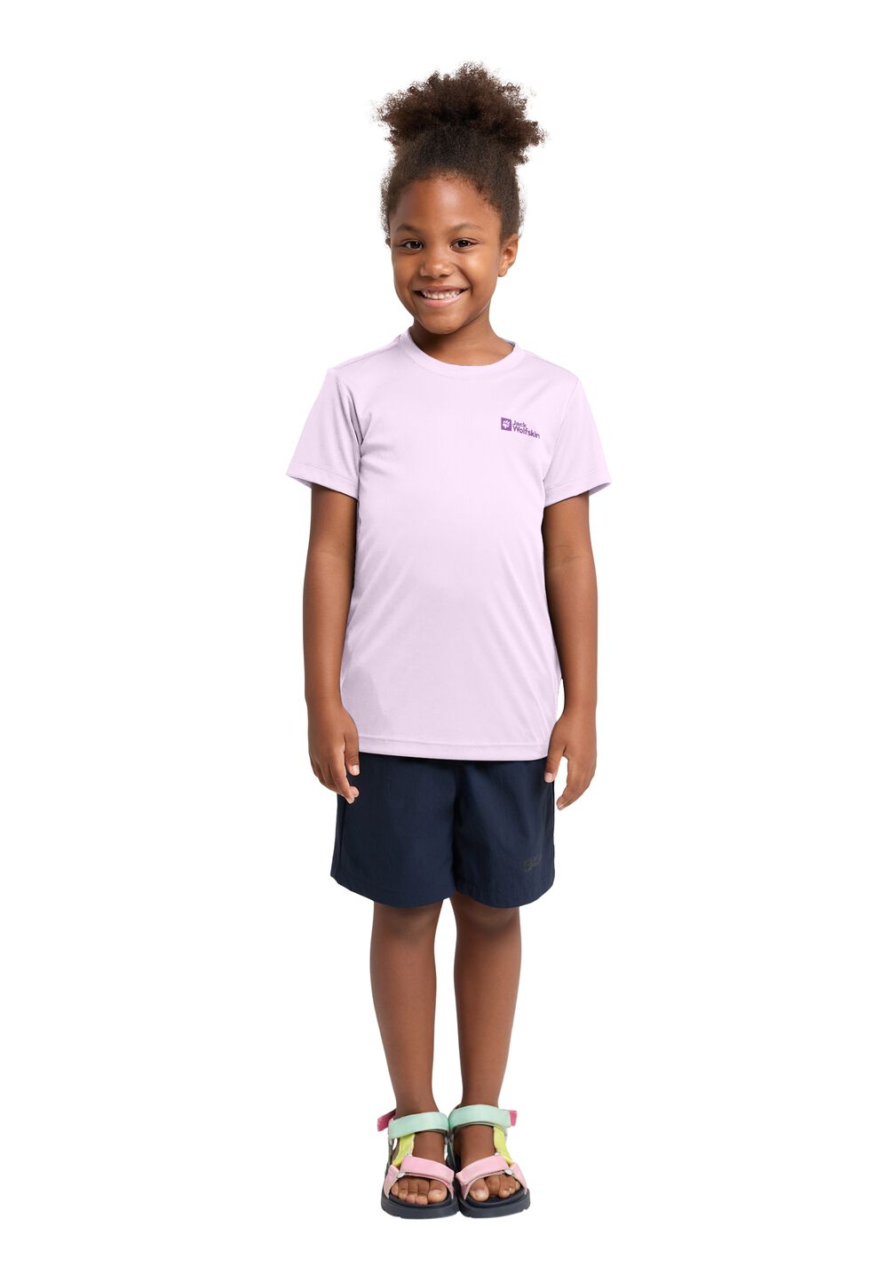 Jack Wolfskin Funktionsshirt Kinder Active Solid T-Shirt Kids 152 pale lavendar pale lavendar von Jack Wolfskin