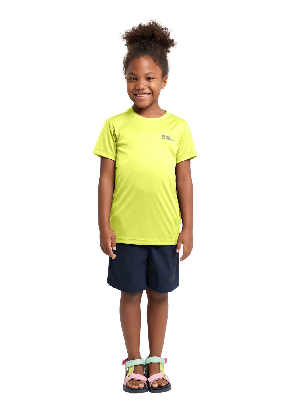 Jack Wolfskin Funktionsshirt Kinder Active Solid T-Shirt Kids 164 orange firefly von Jack Wolfskin