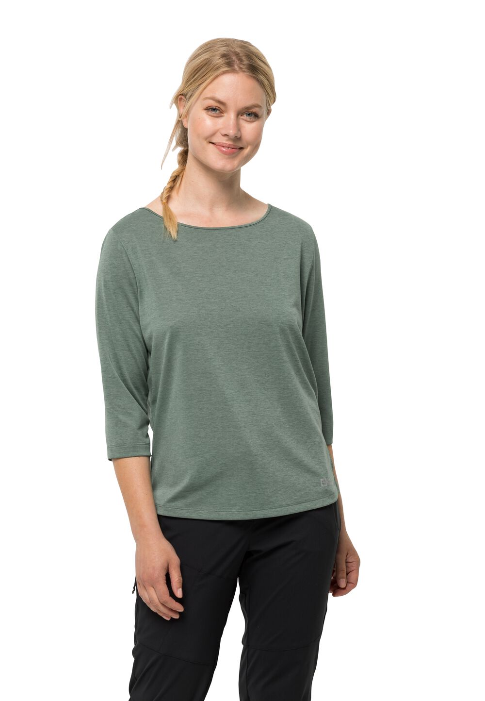 Jack Wolfskin Halbarm Funktionsshirt Damen JWP 3/4 T-Shirt Women M picnic green picnic green von Jack Wolfskin