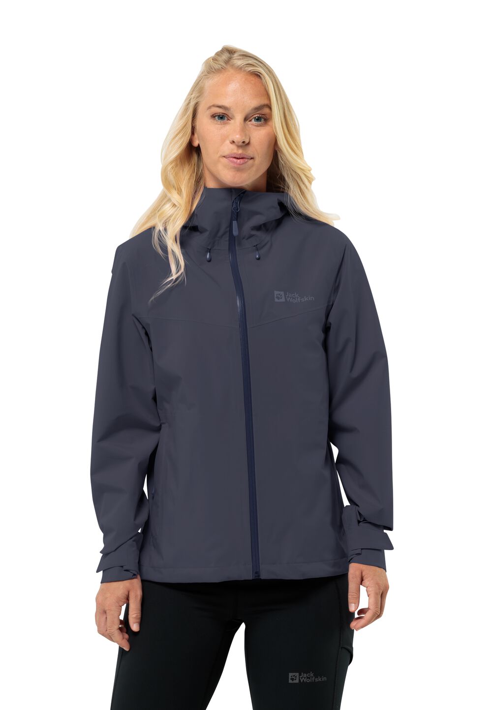 Jack Wolfskin Hardshell-Regenjacke Damen Highest Peak 3L Jacket Women L graphite graphite von Jack Wolfskin