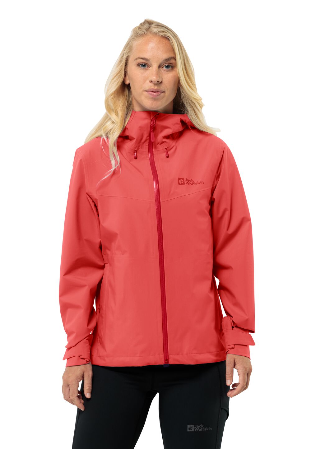 Jack Wolfskin Hardshell-Regenjacke Damen Highest Peak 3L Jacket Women XL rot vibrant red von Jack Wolfskin