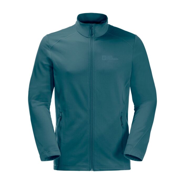 Jack Wolfskin Herren Fleece Jacke Kolbenberg FZ M, stahlblau, XXL von Jack Wolfskin