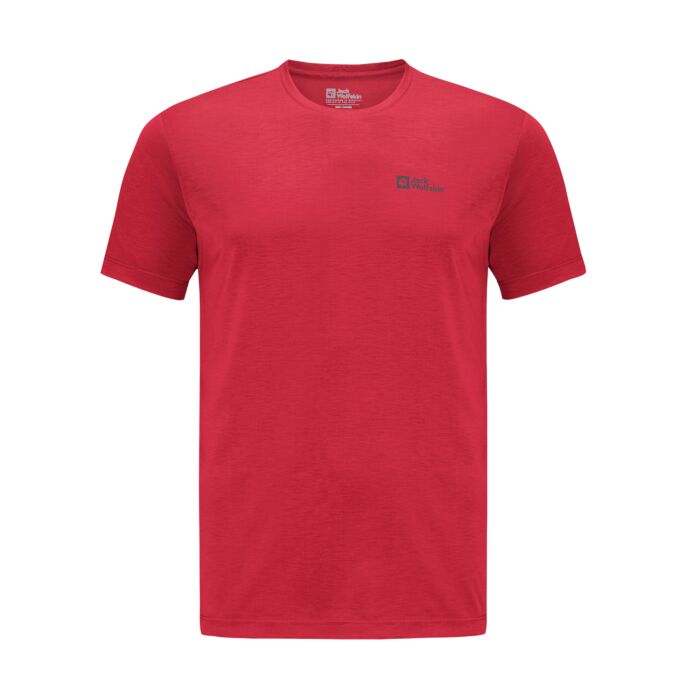 Jack Wolfskin Herren T-Shirt Vonnan, rot, M von Jack Wolfskin