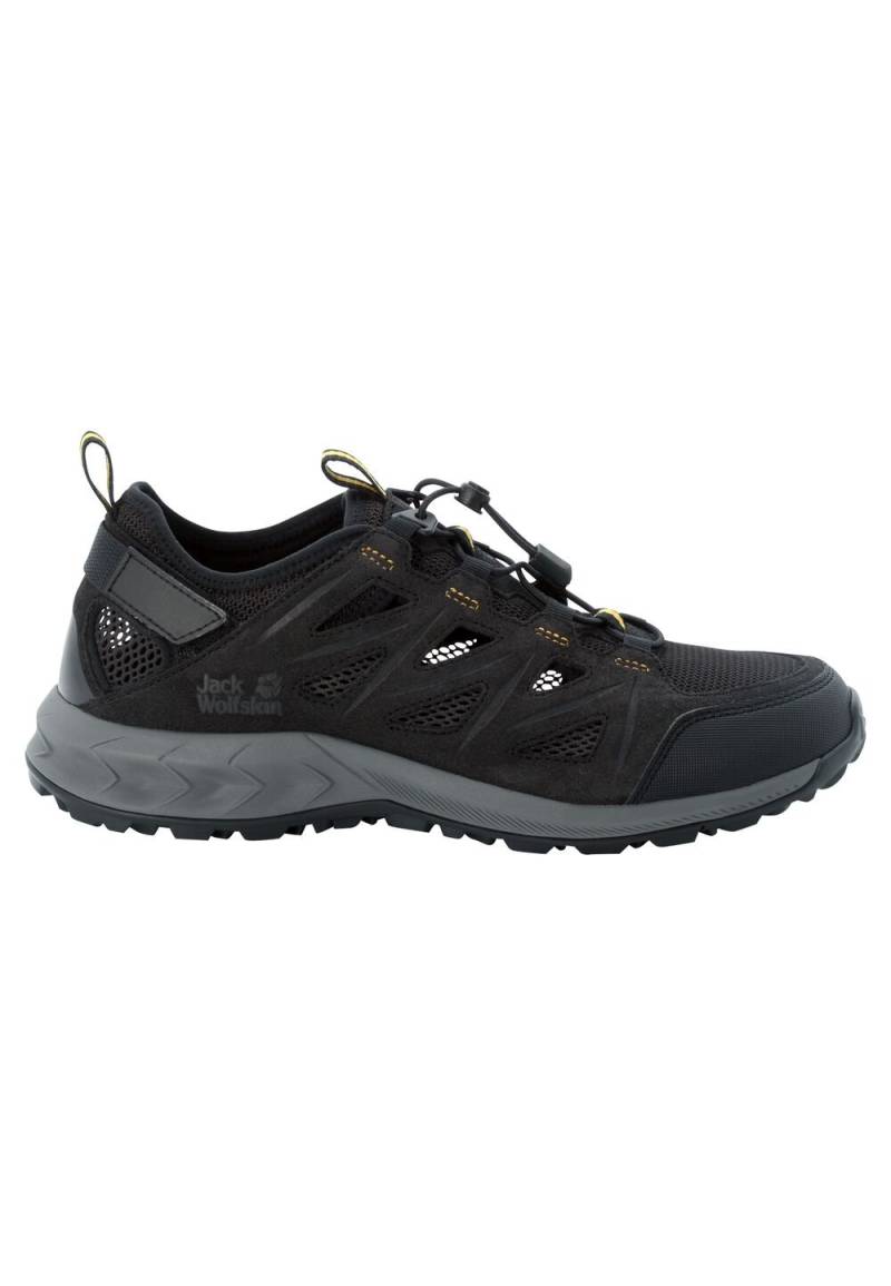 Jack Wolfskin Wanderschuhe Herren Woodland 2 Hybrid Low Men 40 phantom / burly yellow xt Phantom / Burly Yellow Xt von Jack Wolfskin