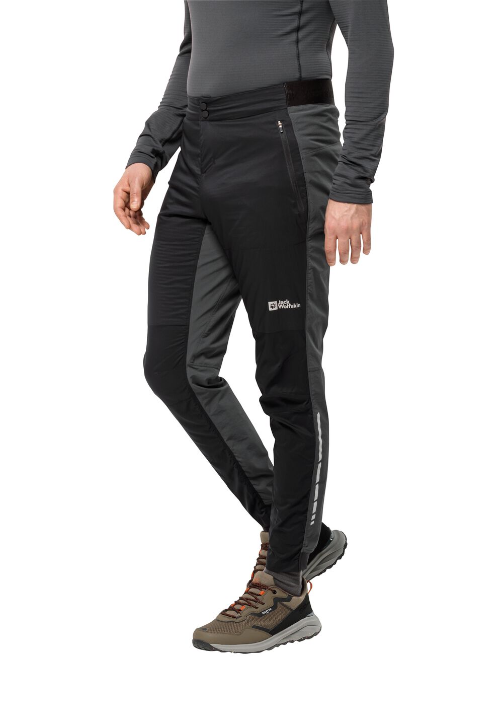 Jack Wolfskin Hochatmungsaktive Fahrradhose Herren Morobbia Alpha Pants Men M schwarz black von Jack Wolfskin