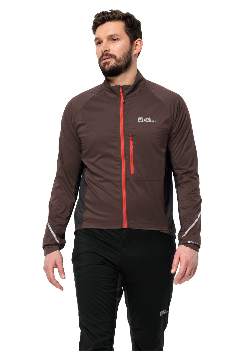 Jack Wolfskin Hochatmungsaktive Fahrradjacke Herren Morobbia Alpha Ins Jacket Men L red earth red earth von Jack Wolfskin