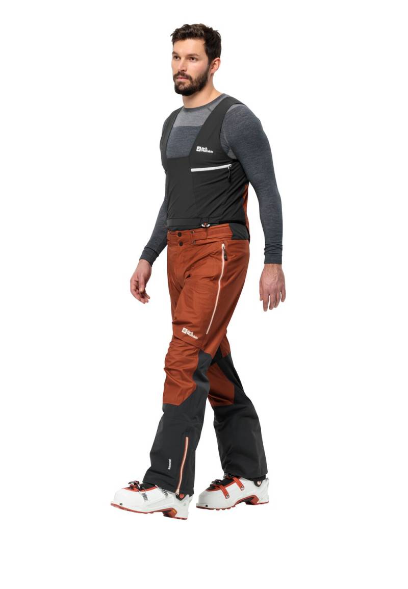 Jack Wolfskin Hochatmungsaktive Skitouren-Hose mit RECCO® Ortungssystem Herren Alpspitze Air Pants Men XL carmine carmine von Jack Wolfskin