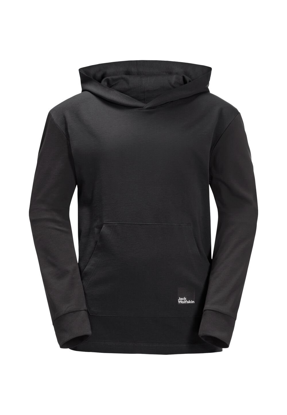 Jack Wolfskin Hoodie aus Bio-Baumwolle Jugendliche Teen Hoody Youth 152 schwarz granite black von Jack Wolfskin