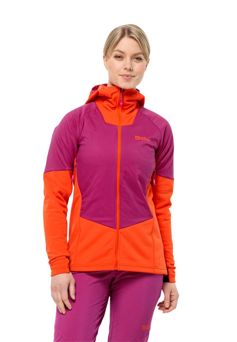 Jack Wolfskin Hybrid-Skitouren-Jacke Damen Alpspitze Ins Hybrid Women L new magenta new magenta von Jack Wolfskin