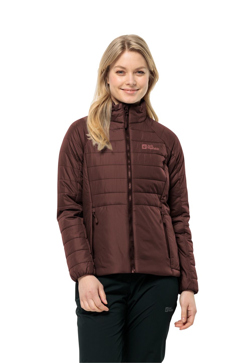 Jack Wolfskin Isolationsjacke Damen Lapawa Ins Jacket Women XS dark maroon dark maroon von Jack Wolfskin